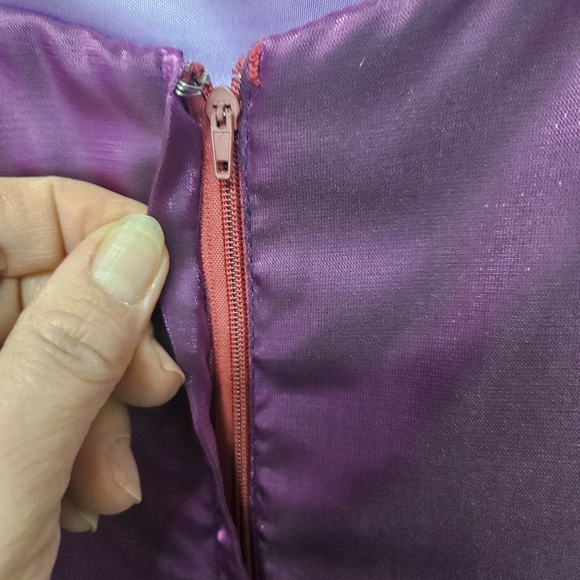 Elegant Purple Maxi Dress - Picture 6 of 7